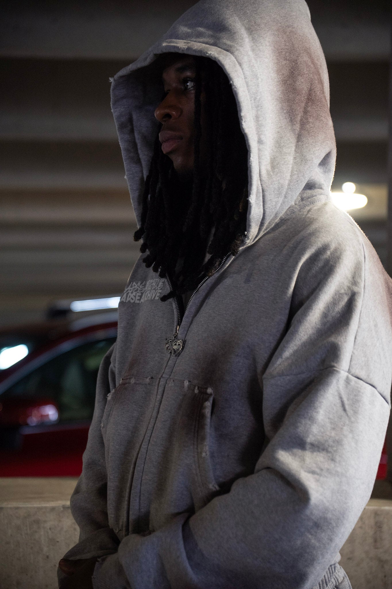 "Smoke" Essential Zip Up