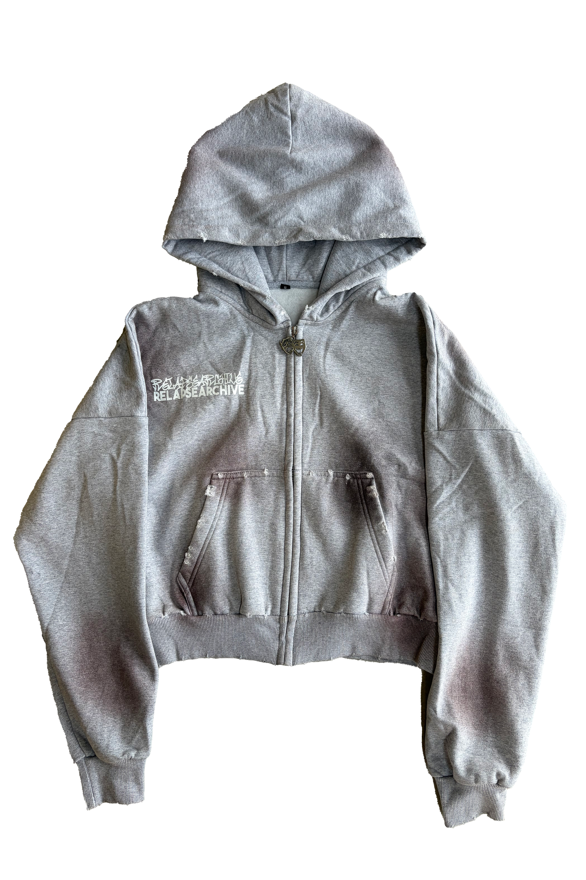 "Smoke" Essential Zip Up